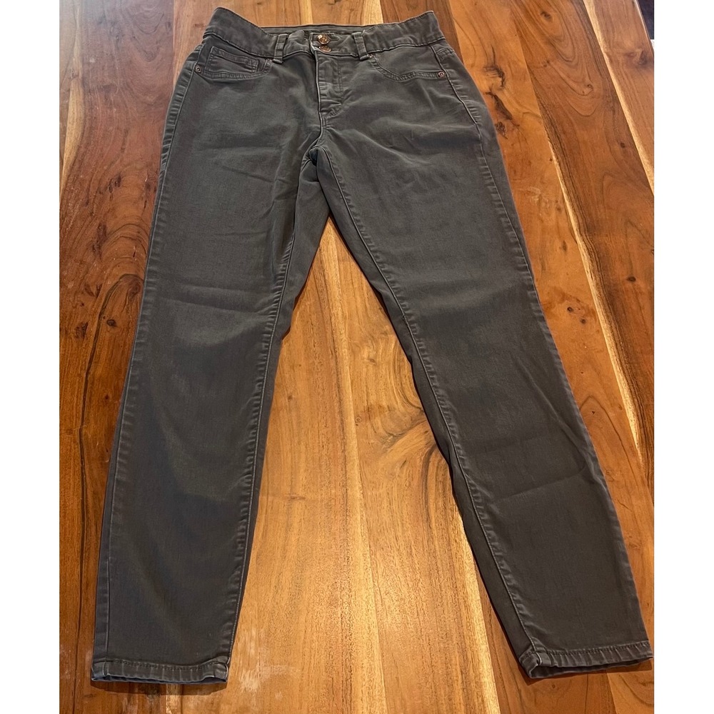 M Jeans by Maurices High Rise Skinny Pants Gray Size S Reg 2566565